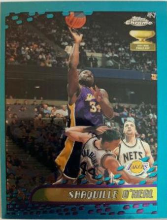 Shaquille O'Neal #1 Basketball Cards 2001 Topps Chrome