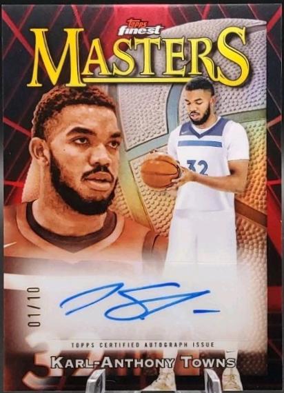 Karl-Anthony Towns [Red Black Vapor Refractor] #MA-KAT
