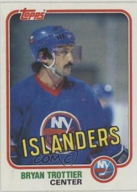 Bryan Trottier #41 Hockey Cards 1981 Topps