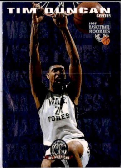 1997 Tim Duncan #62