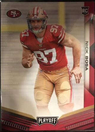 Nick Bosa #205 Football Cards 2019 Panini Playoff