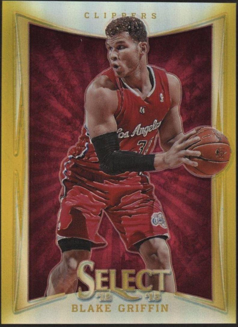 Blake Griffin Gold Prizm #46 Basketball Cards 2012 Panini Select