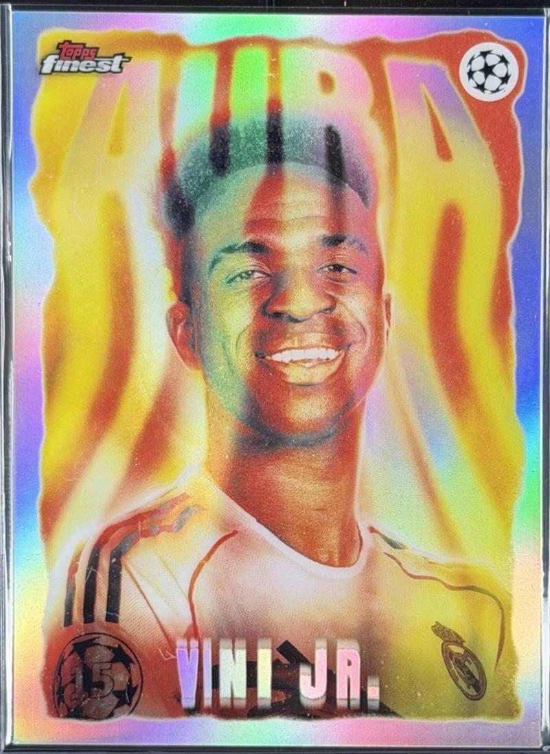 Vini Jr. #AU-13 2025 Topps Finest UEFA Aura