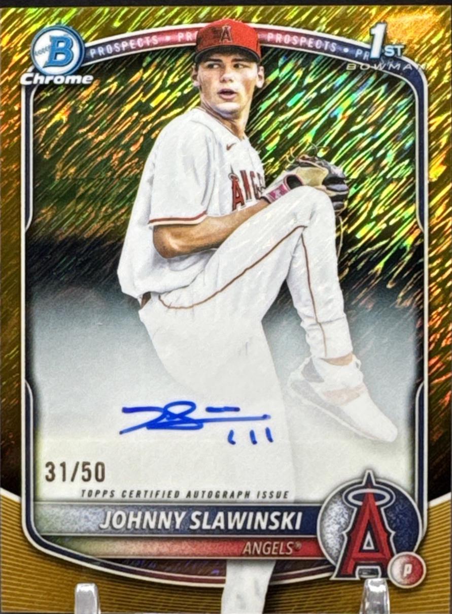 Johnny Slawinski [Gold Refractor] #CPA-JS