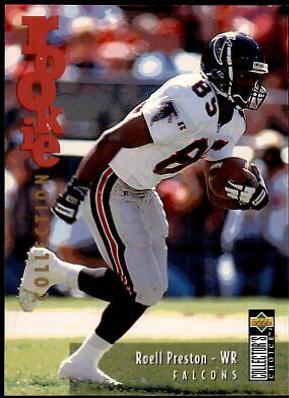 Roell Preston #U1 Football Cards 1995 Collector's Choice Update