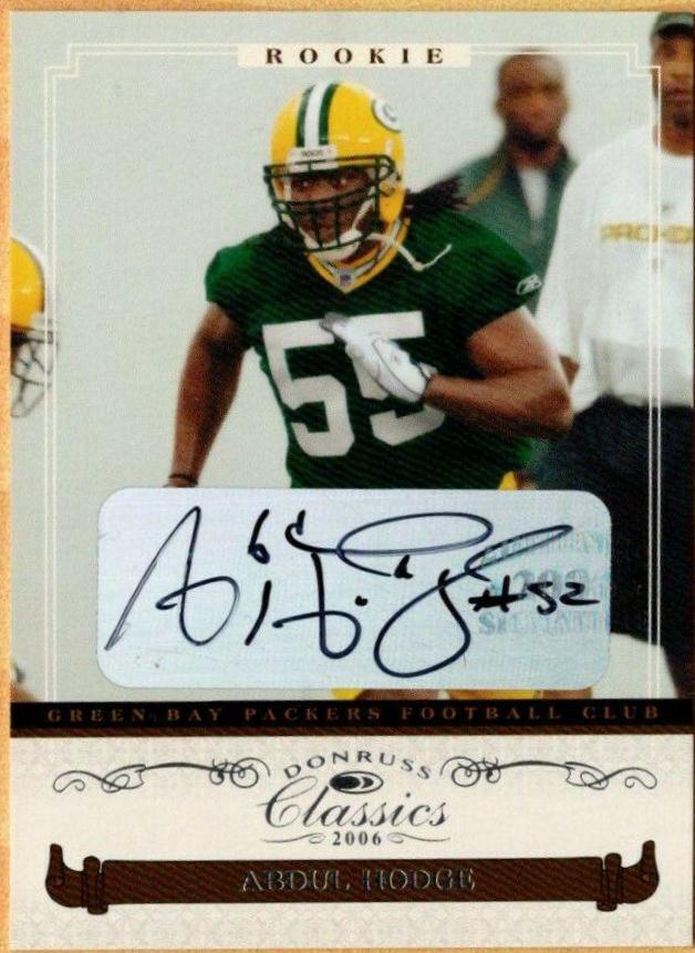 Abdul Hodge #188 2006 Panini Donruss Classics Football