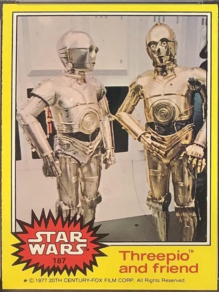 1977 Threepio and friend #187