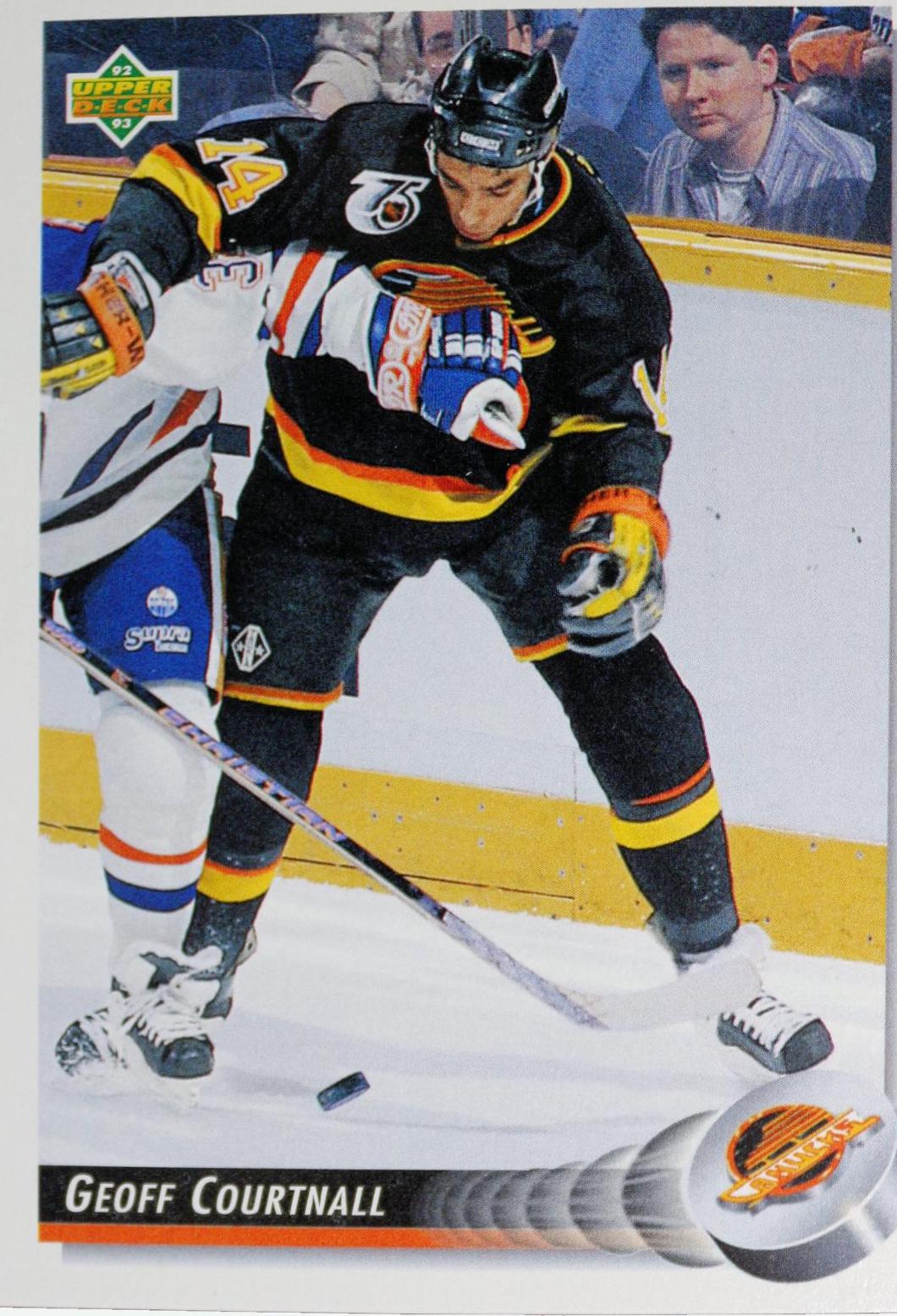 Geoff Coutnall #240 1992 Upper Deck Hockey