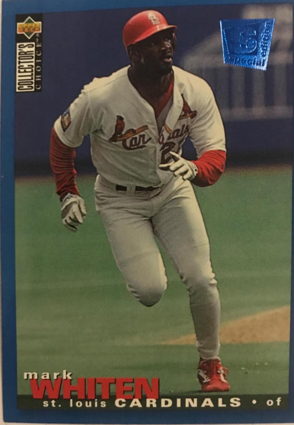 Mark Whiten #79 Baseball Cards 1995 Collector's Choice Se
