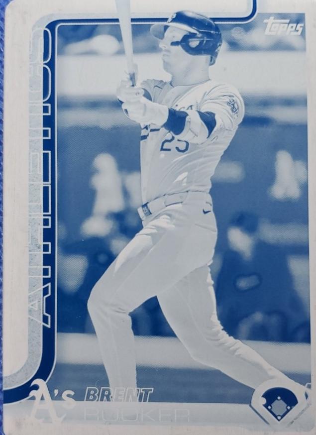 Brent Rooker [Printing Plate] (2025 Topps)
