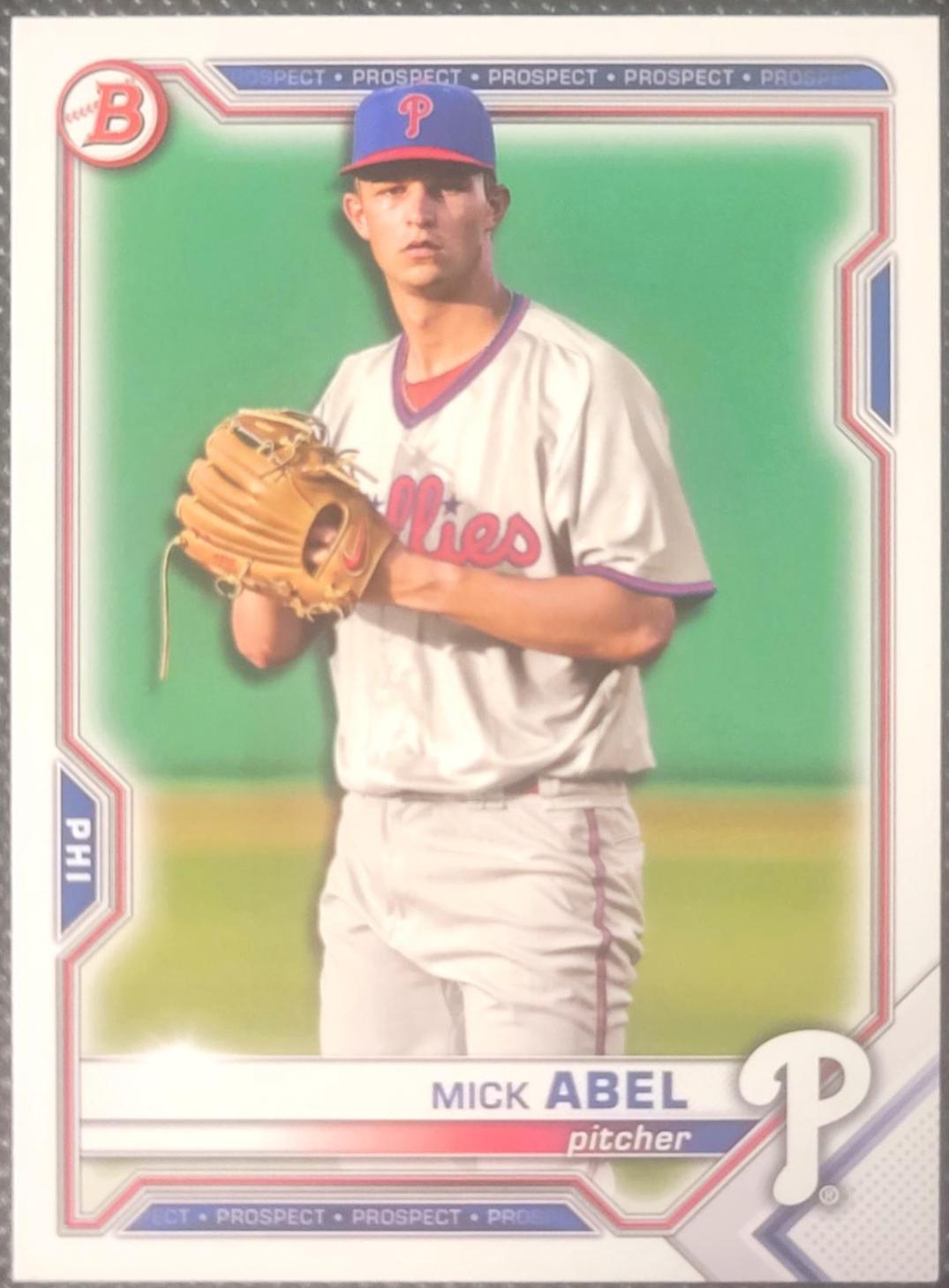 Mick Abel #72 2021 Bowman Draft Baseball