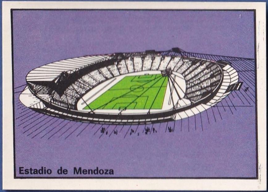 Estadio Ciudad de Mendoza #39 Soccer Cards 1978 Panini FIFA World Cup Argentina Sticker