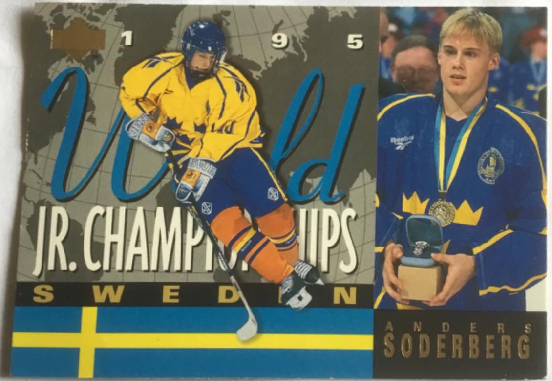 Anders soderberg Hockey Cards 1995 Upper Deck