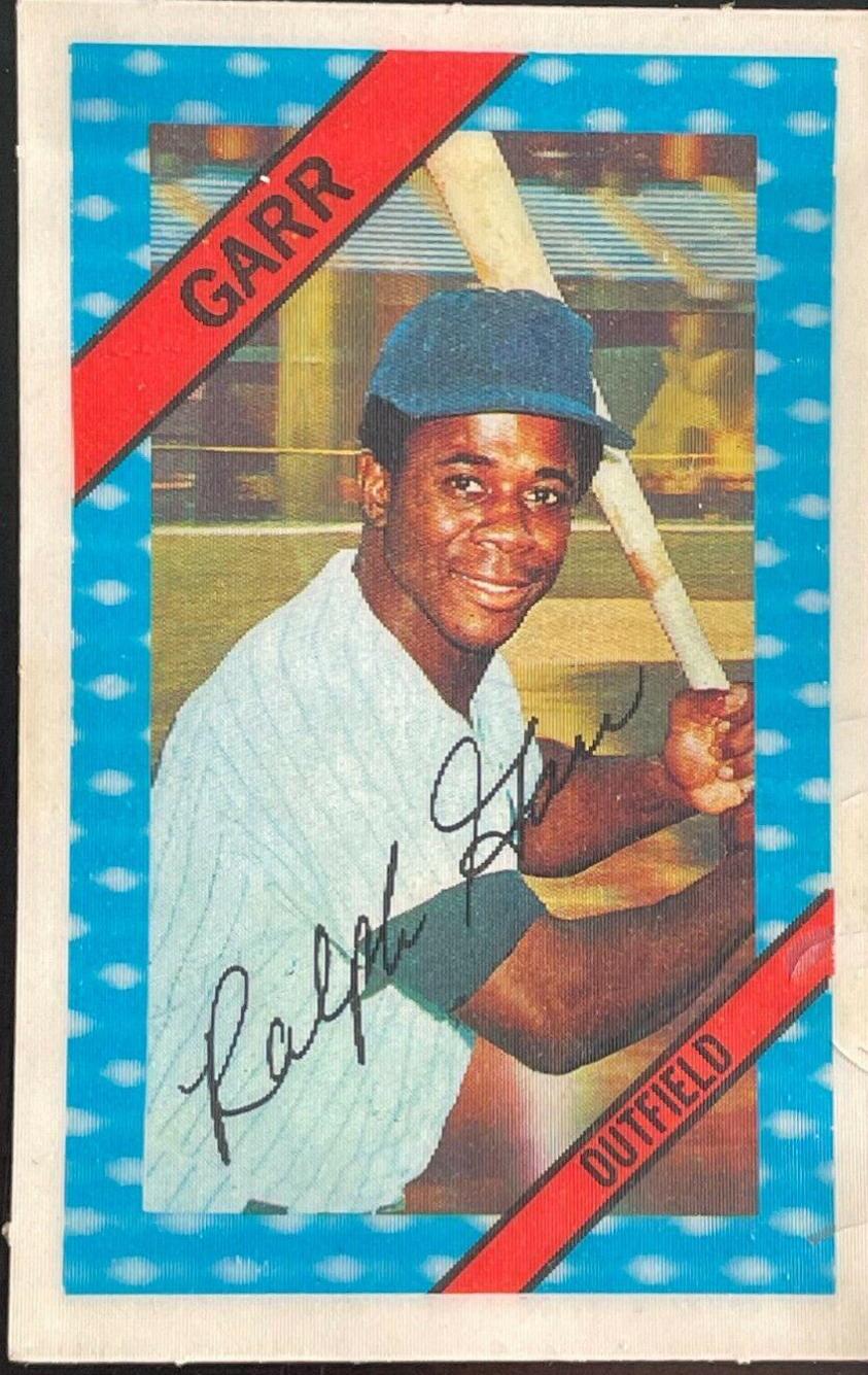 Ralph Garr #21 Baseball Cards 1972 Kellogg's