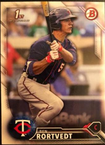 Ben Rortvedt #BD-101 Baseball Cards 2016 Bowman Draft