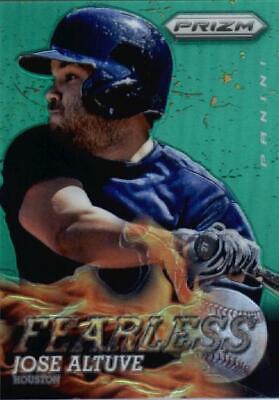 Jose Altuve [Green Prizm] #F8 Baseball Cards 2013 Panini Prizm Fearless