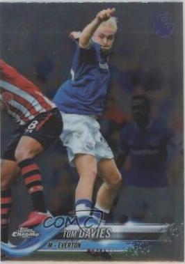 Tom Davies #3 Soccer Cards 2018 Topps Chrome Premier League