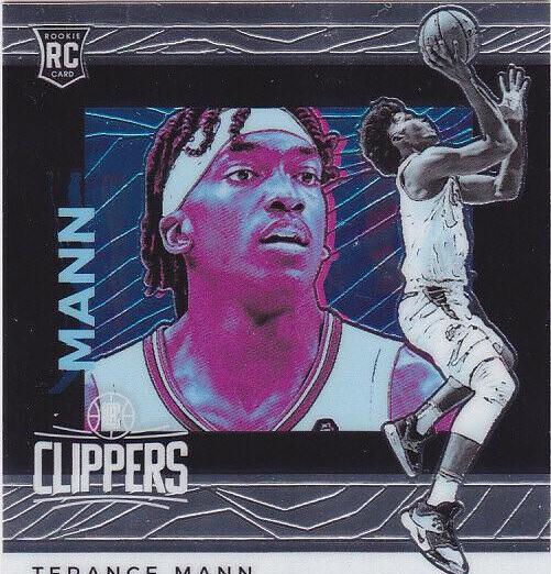 Terance Mann #FR-TMA 2019 Panini Chronicles Flux Rookie Autographs Basketball