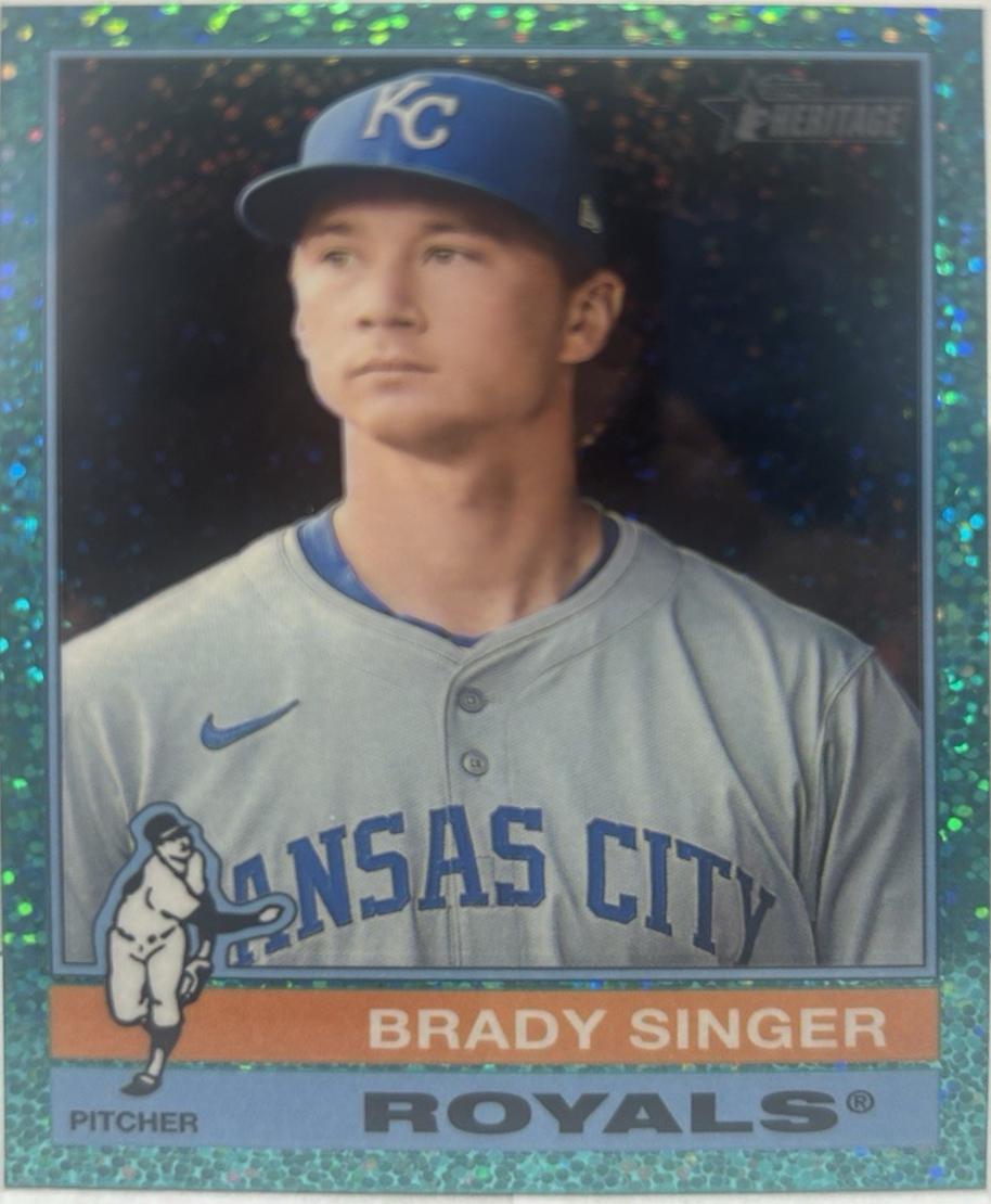 Brady Singer #333 2025 Topps Heritage Baseball