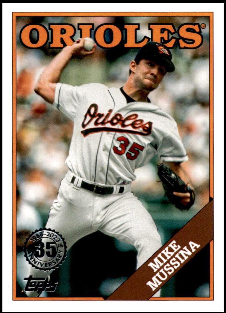 Mike Mussina #88US-10 Baseball Cards 2023 Topps Update 1988