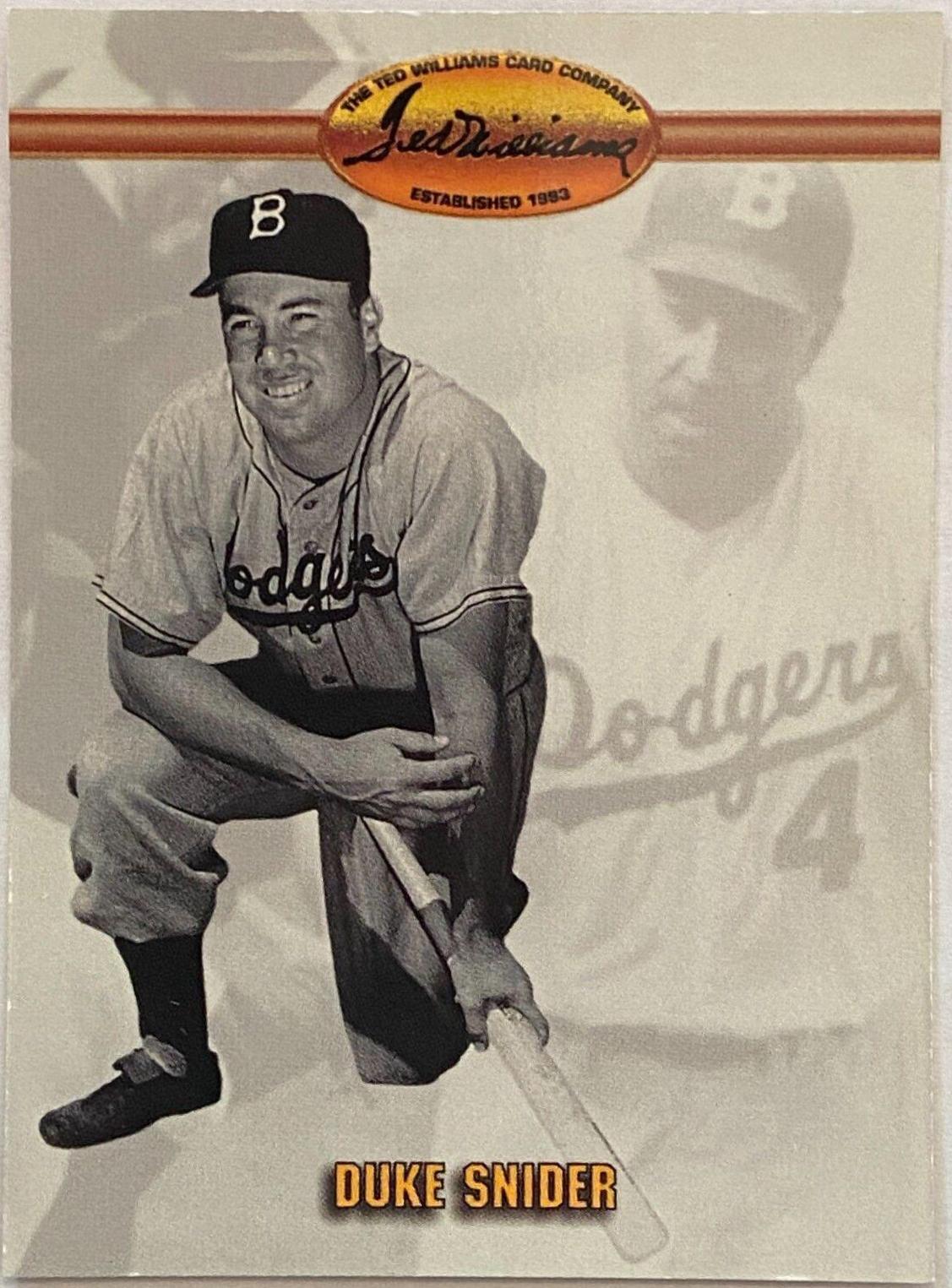 Duke Snider #16 Baseball Cards 1993 Ted Williams Co