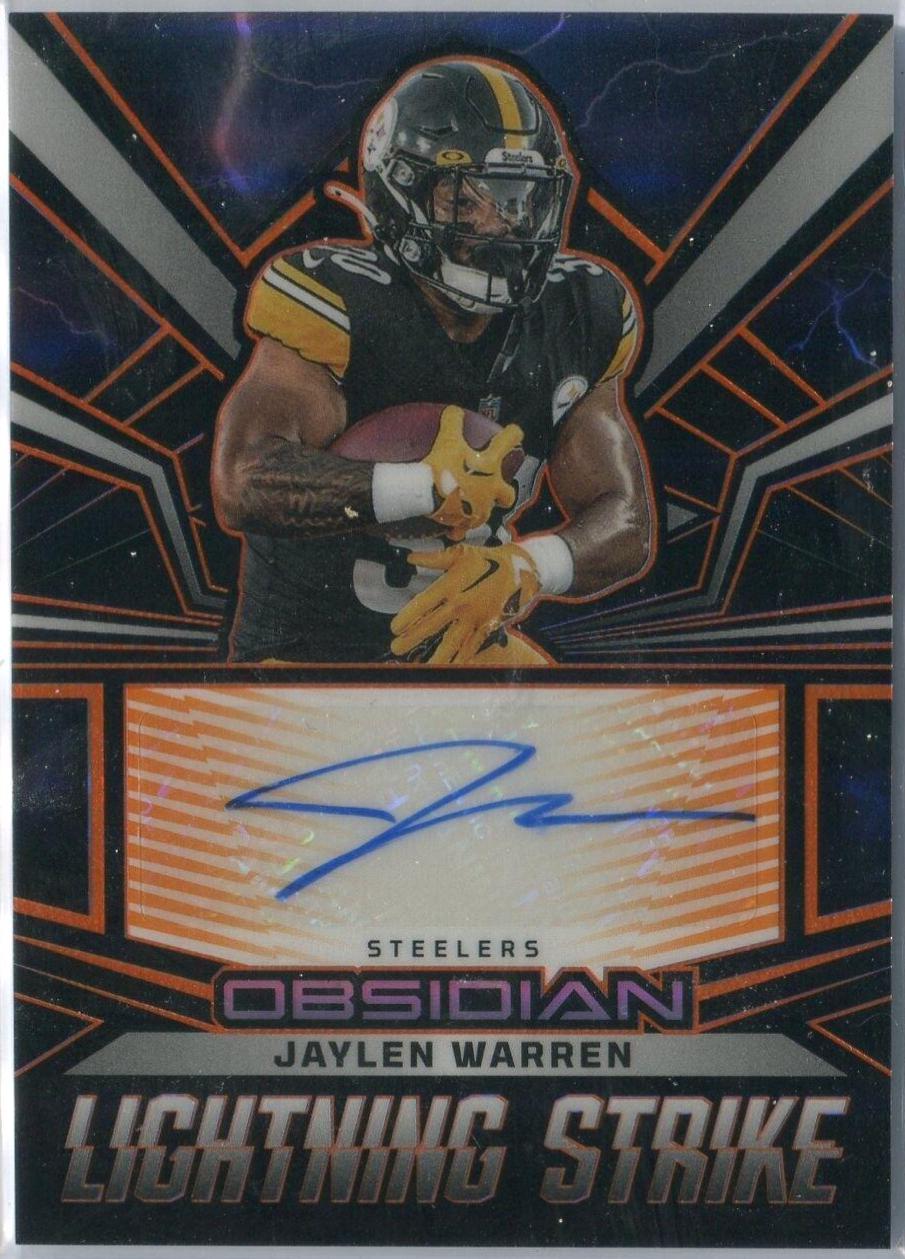 Jaylen Warren [Electric Etch Orange] #LSS-JWA