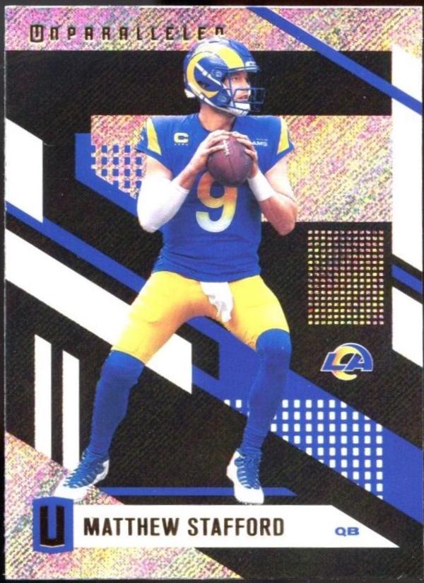 Matthew Stafford #UNP-12 Football Cards 2021 Panini Chronicles Unparalleled