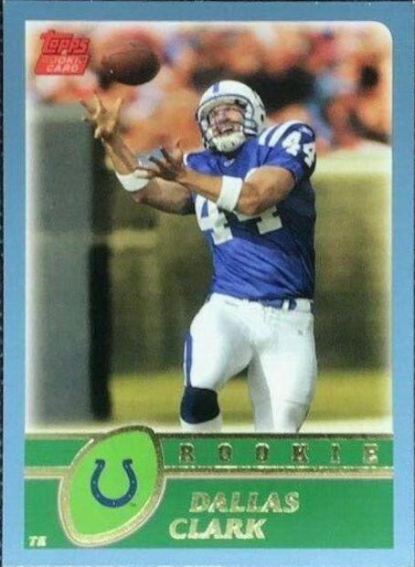 Dallas Clark #341 Football Cards 2003 Topps