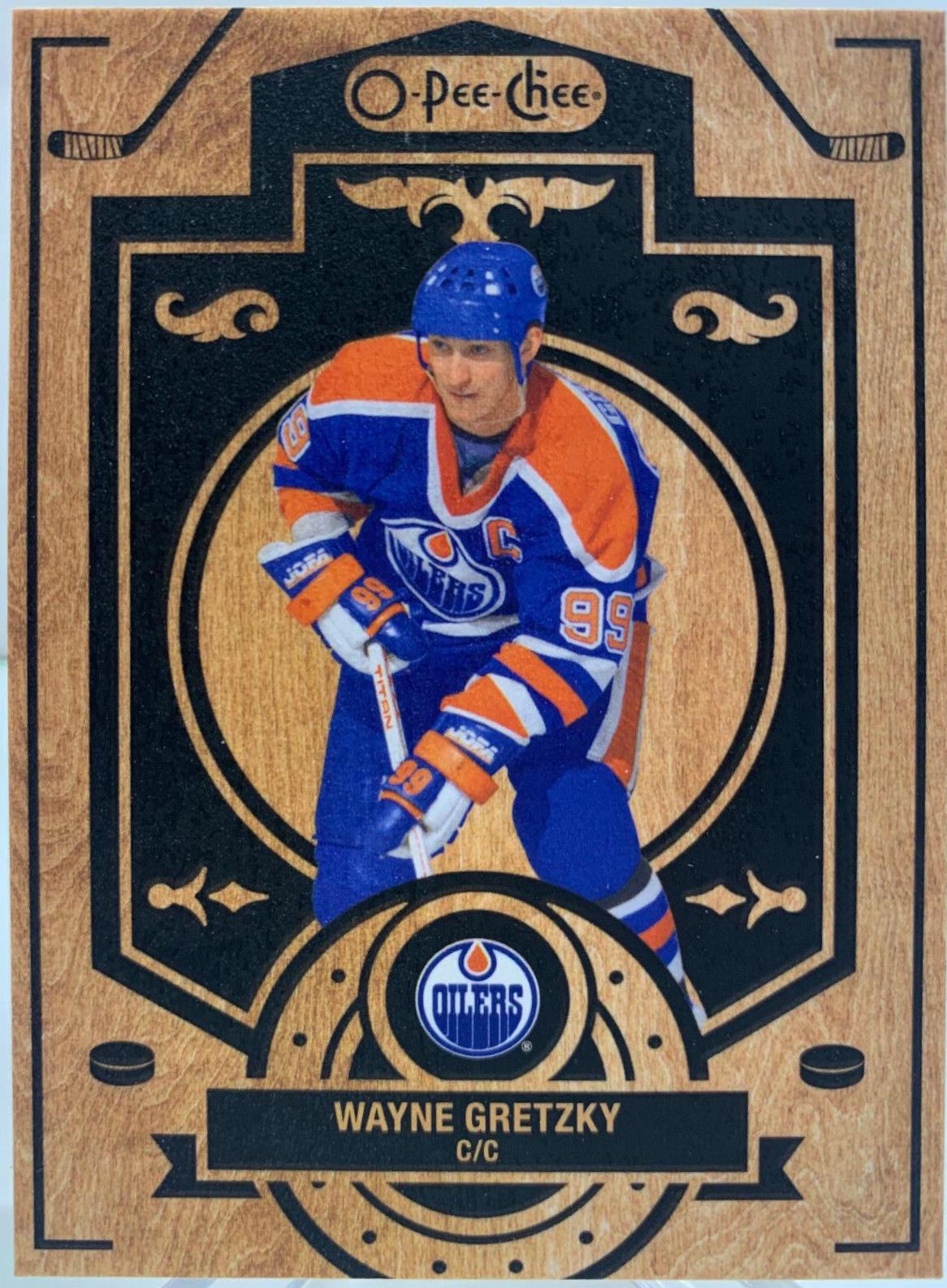 Wayne Gretzky #W-WG Hockey Cards 2023 O-Pee-Chee Wood