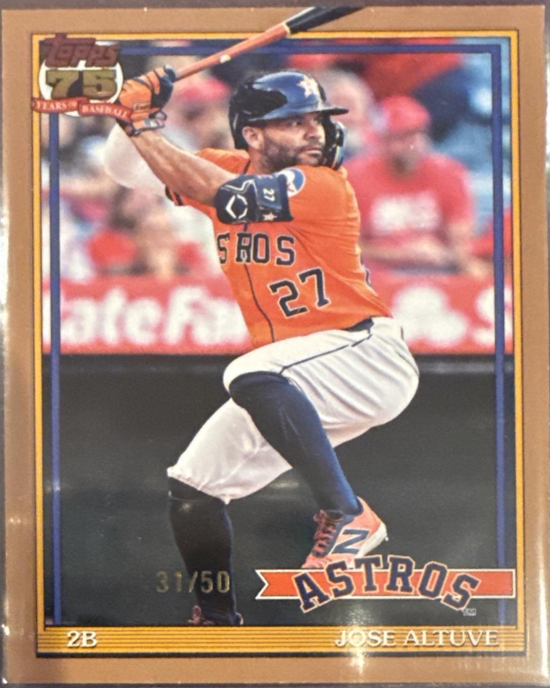 Jose Altuve [Gold] #T91-7