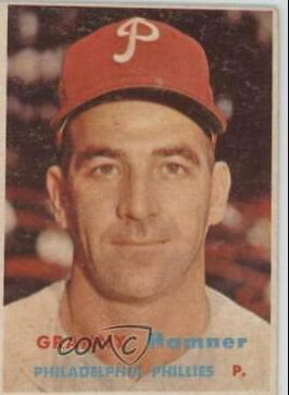 Granny Hamner #335 1957 Topps Baseball