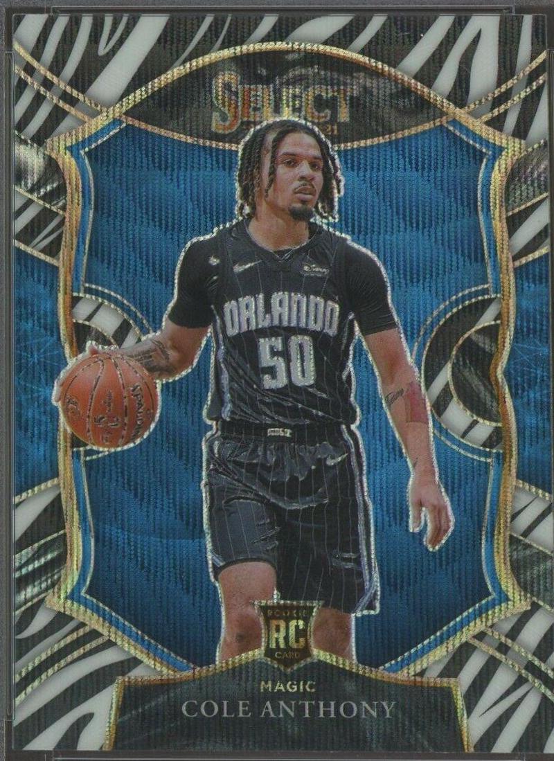 Cole Anthony [Zebra Prizm] #75 Prices | 2020 Panini Select | Basketball ...