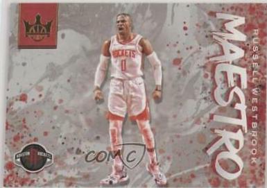 Russell Westbrook #9 Basketball Cards 2019 Panini Court Kings Maestros