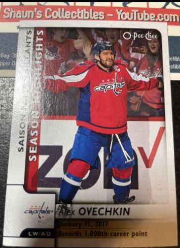 Alex Ovechkin #560 2017 O Pee Chee Hockey