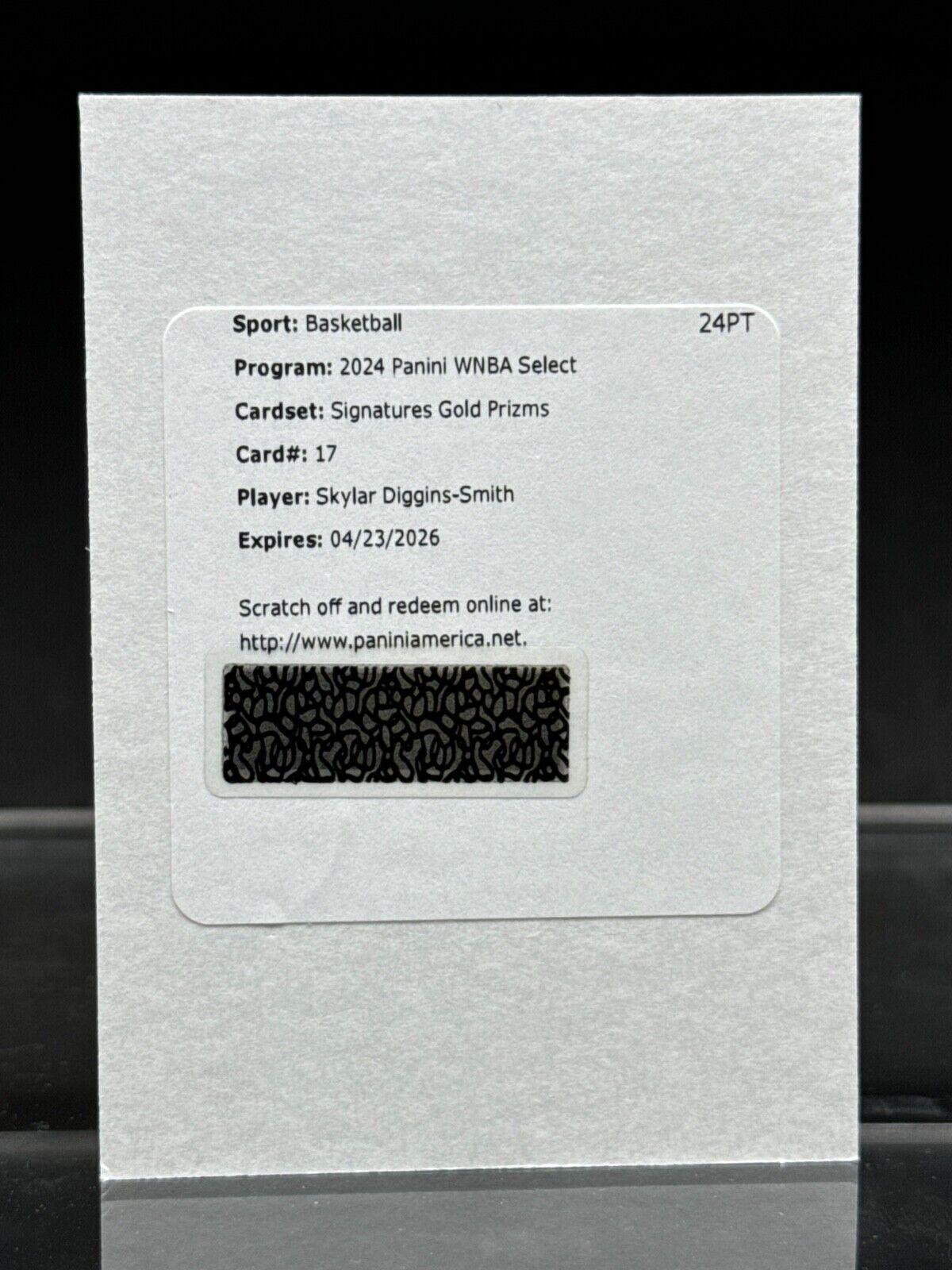 Skylar Diggins-Smith [Gold Prizm] #SG-SDS