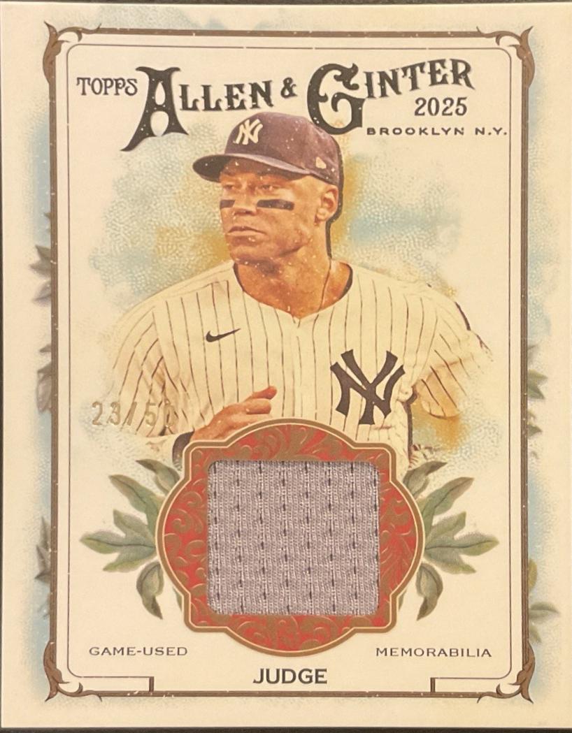 Aaron Judge [Gold Foil] #AGR-AJ