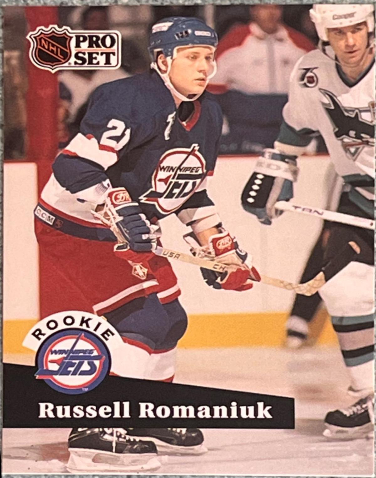 Russell Romaniuk #565 Hockey Cards 1991 Pro Set
