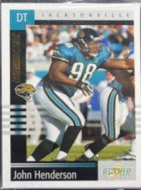 John Henderson #61 2003 Panini Score Football
