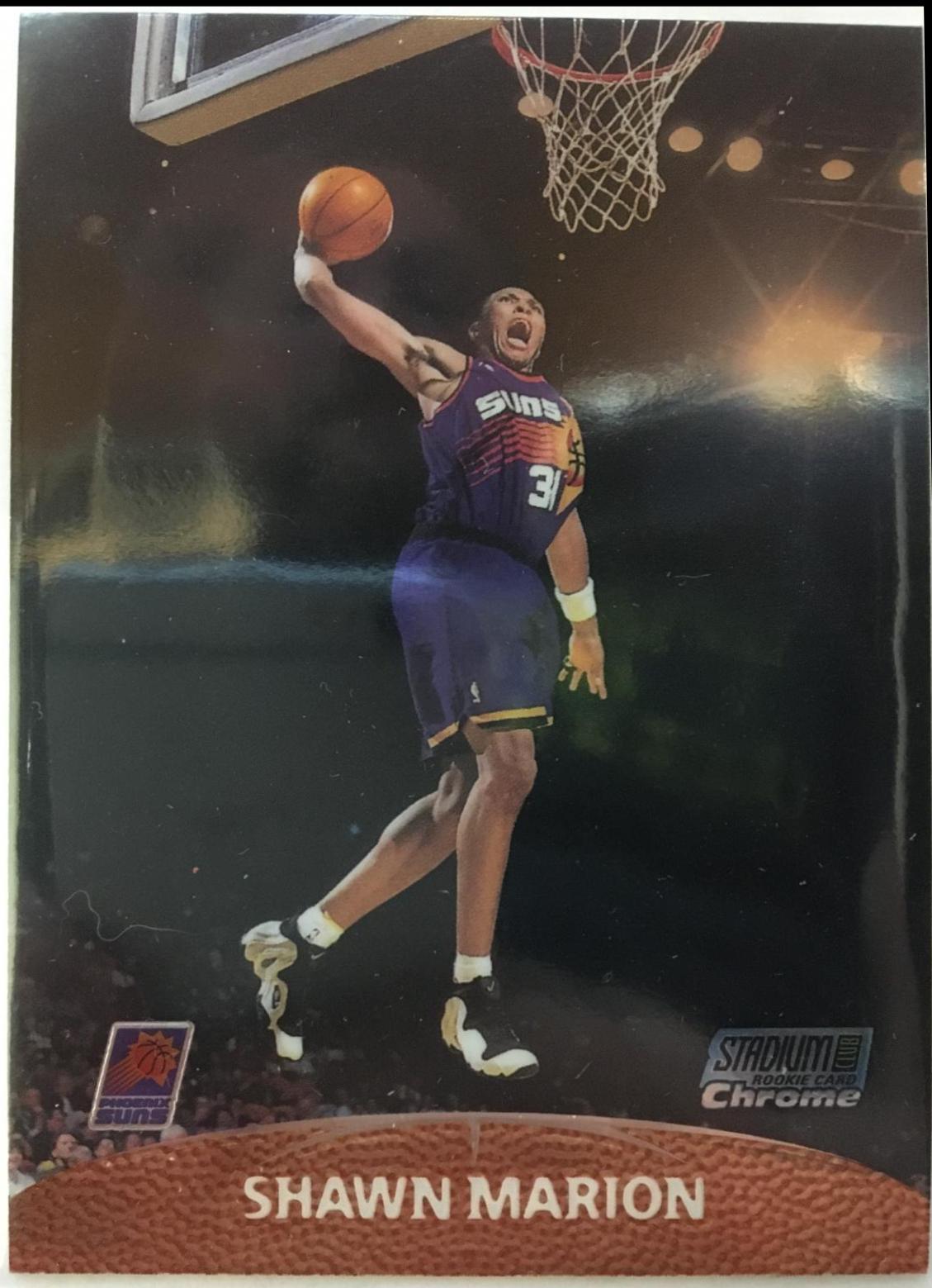 Shawn Marion #140 Basketball Cards 1999 Stadium Club Chrome