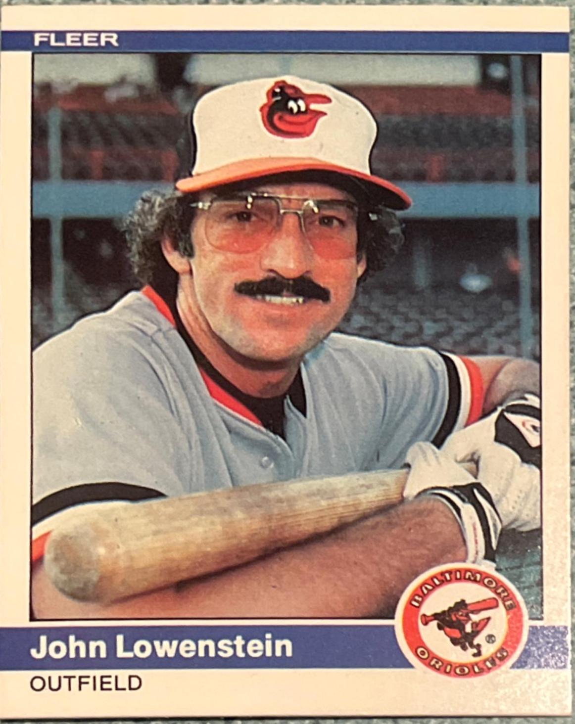 John Lowenstein #10 Baseball Cards 1984 Fleer