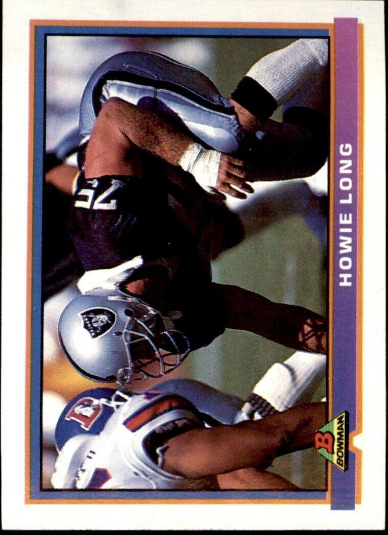 Howie Long #237 1991 Bowman Football