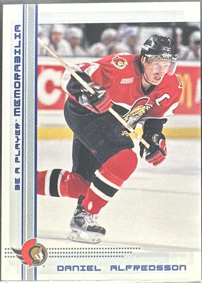Daniel Alfredsson #195 2000 Be A Player Memorabilia Hockey