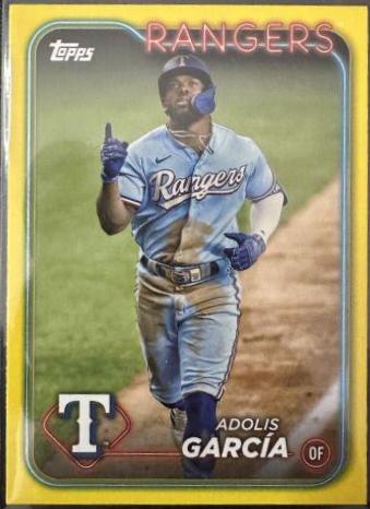 Adolis Garcia [Yellow] (2024 Topps)