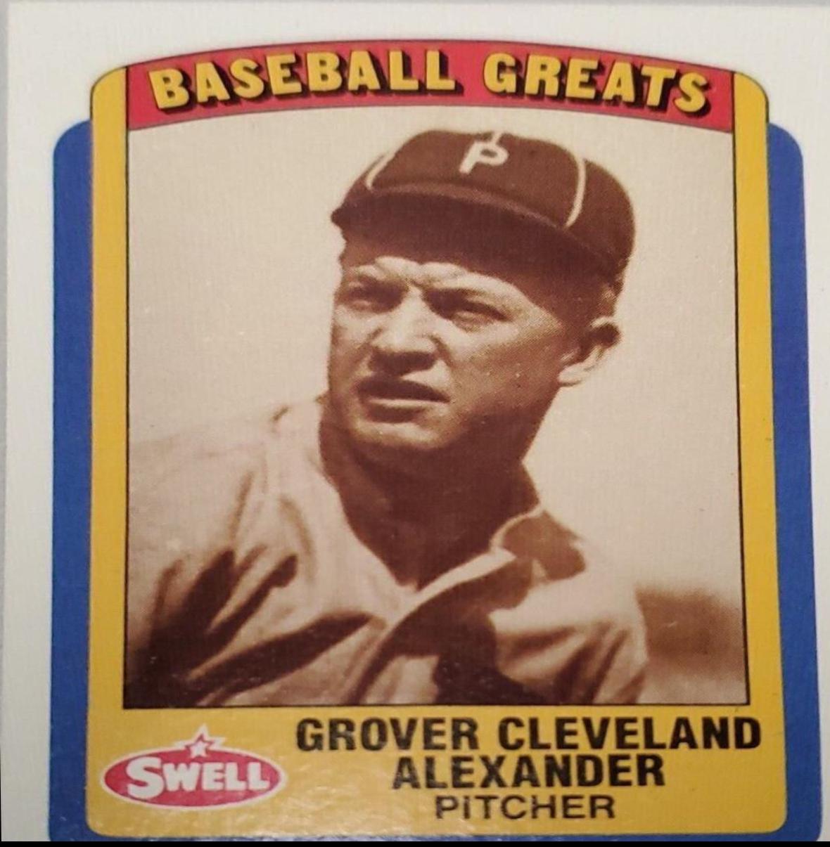 Grover Cleveland Alexander #30 Baseball Cards 1990 Swell Greats