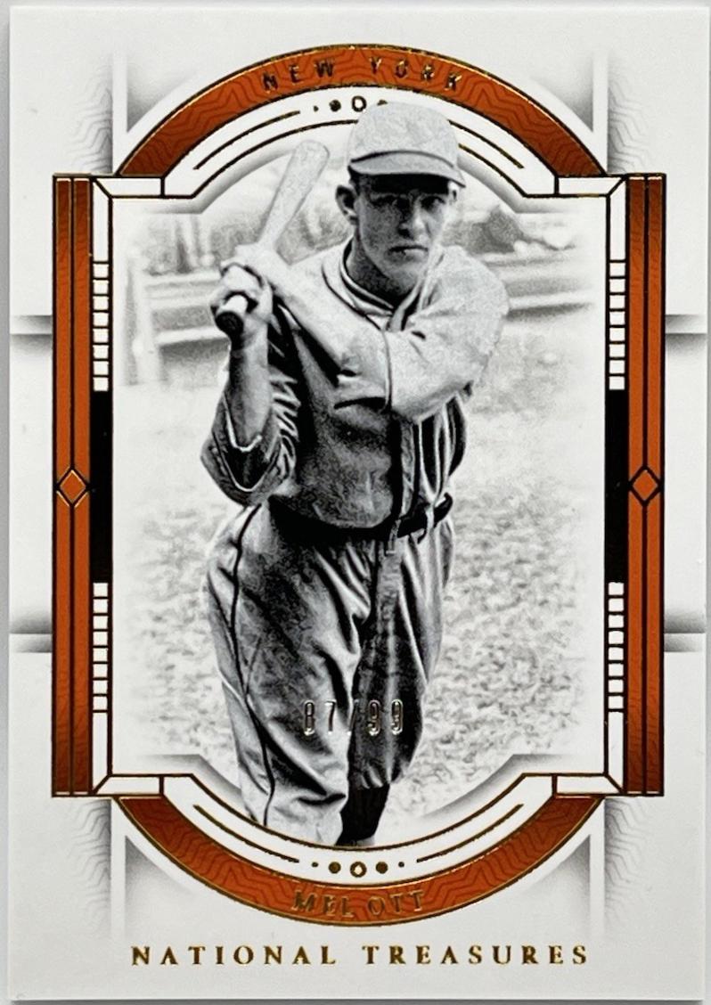 Mel Ott #75 2024 Panini National Treasures Baseball