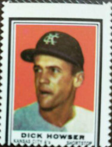 Dick Howser Baseball Cards 1962 Topps Stamps