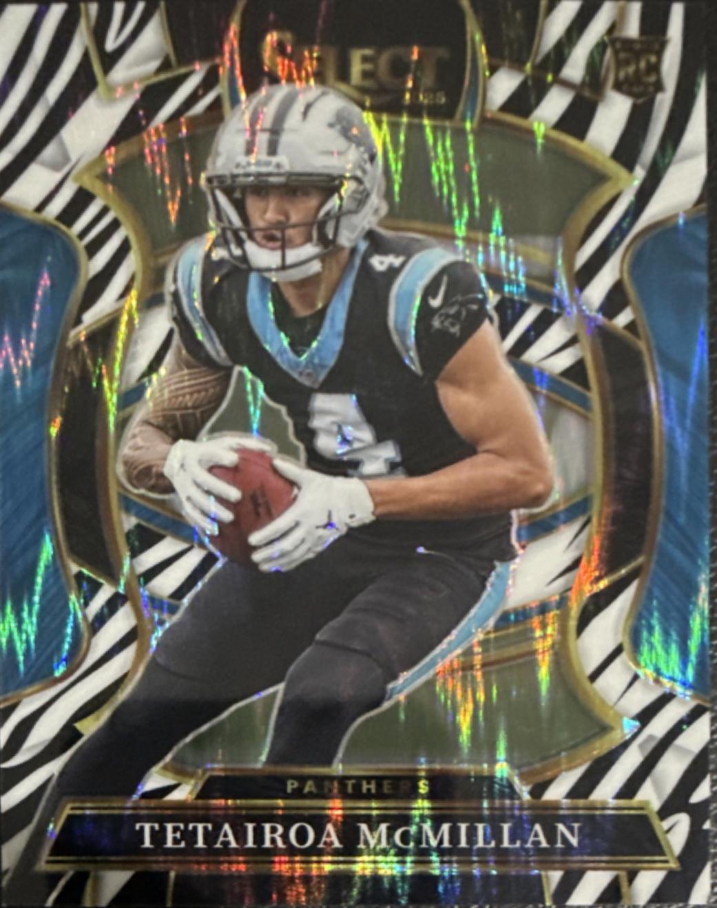 T.BRINKMANN D.Wild 30枚 Tetairoa McMillan [Zebra Prizm Shock] #44 Prices | 2025 Panini
