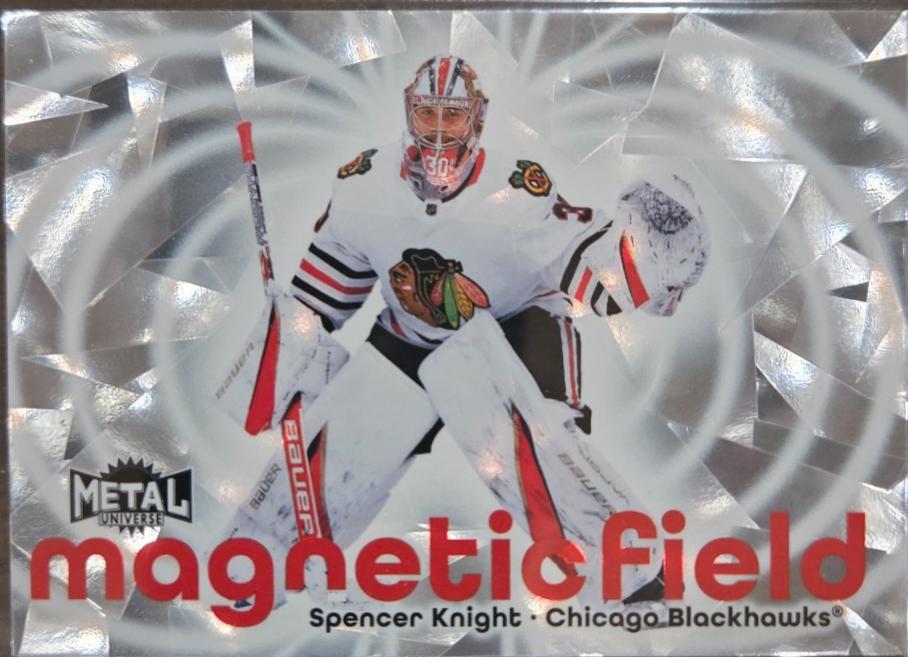 Spencer Knight #6 2025 Skybox Metal Universe Magnetic Field Hockey
