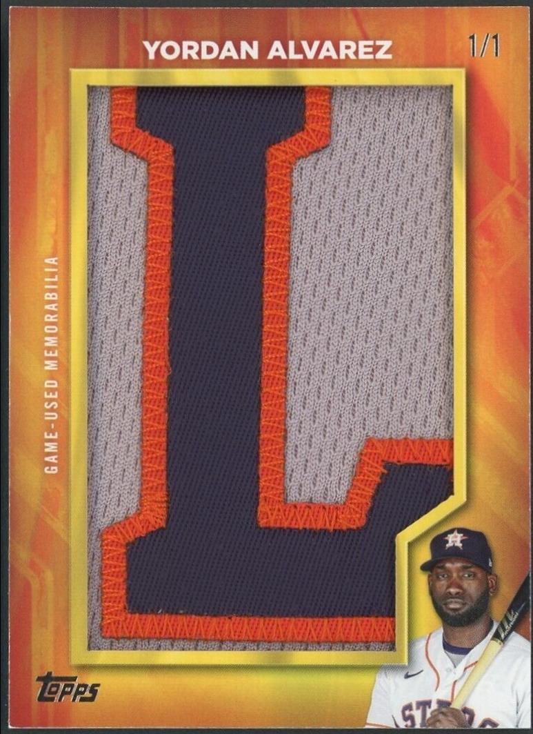 Yordan Alvarez #ITN2-YA 2024 Topps In The Name Relic Baseball
