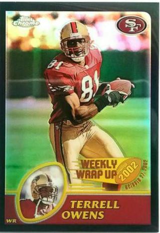Terrell Owens #153 2003 Topps Chrome Football
